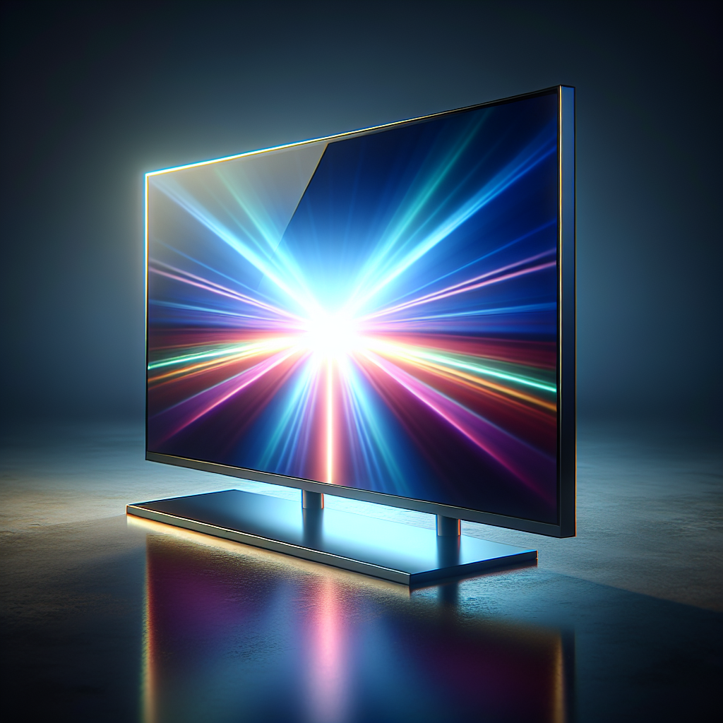 What is an edge-lit plasma monitor?